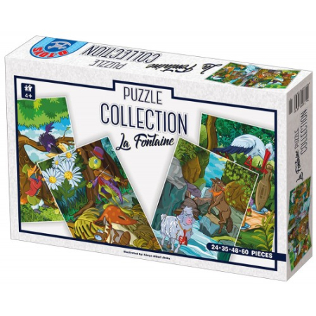 Jucarii - Puzzle Colection Fabule - 4 Puzzle