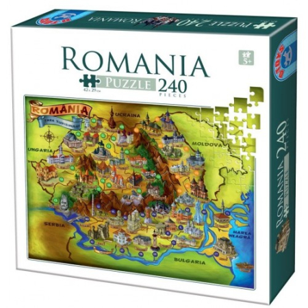 Jucarii - Puzzle Educativ 240 Tara Turismului