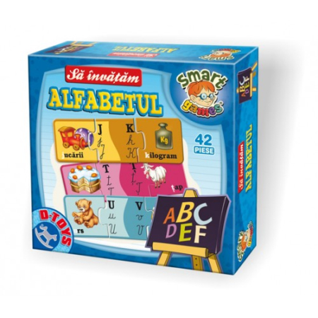 Educative - Sa Invatam Alfabetul (Cutie Mica)