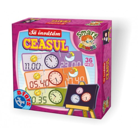 Educative - Sa Invatam Ceasul (Cutie Mica)