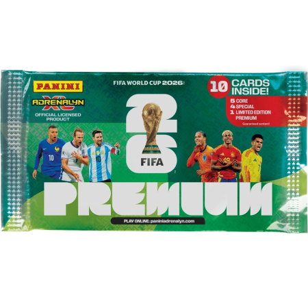 Set 10 plicuri cartonașe PREMIUM POCKET Panini FIFA World Cup Adrenalyn XL 2026 [1]