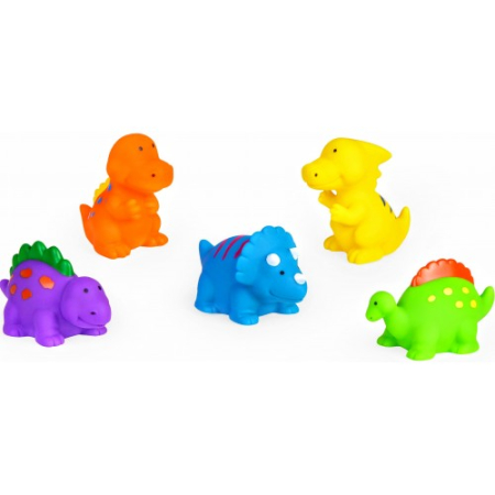 Jucarii Bebe - Set 5 Figurine Pentru Baie - Dinozauri