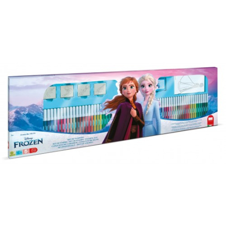Creative - Set Creatie Mega- Stampile Cu Personaje Frozen II 96pcs