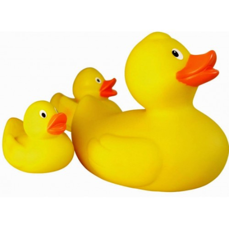 Jucarii Bebe - Set Trei Figurine Pentru Baie - Familia De Ratuste