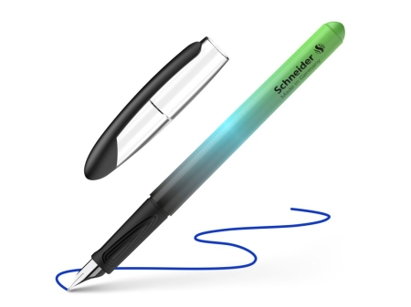 Stilouri - Stilou Schneider Voyage 2025/2026 ergonomic, peniță din oțel inoxidabil, cartuș standard