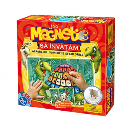 Educative - Testoasa Fermecata - Joc Magnetic Alfabet, Numere, Culori