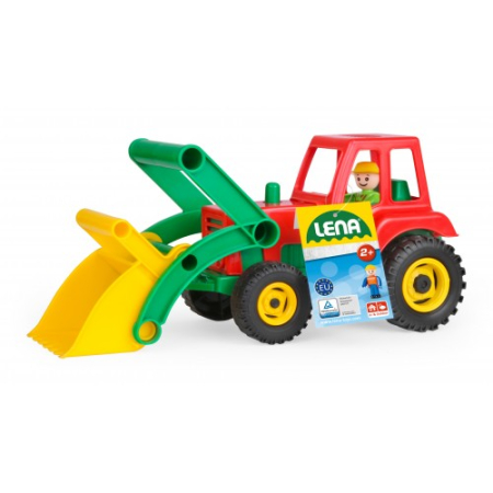 Masini - Tractor Cu Cupa Si Figurina 35cm