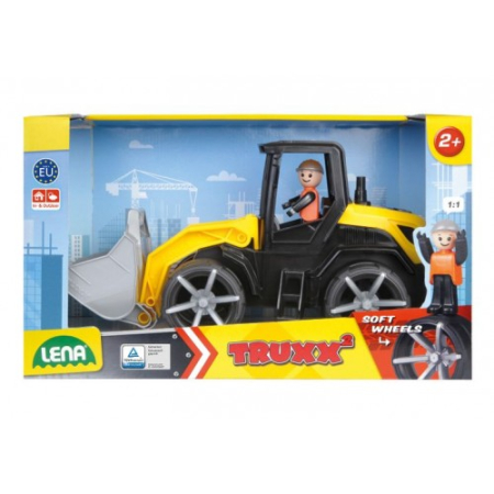 Masini - Truxx 2 - Incarcator Frontal Cu Figurina Prezentator 36cm