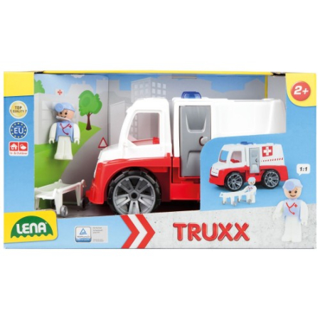 Masini - Truxx - Ambulanta Cu Accesorii Si Figurina 29cm