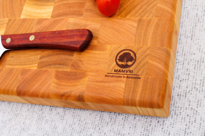 Tocător End Grain din cireș - 420/280/45(mm) [6]