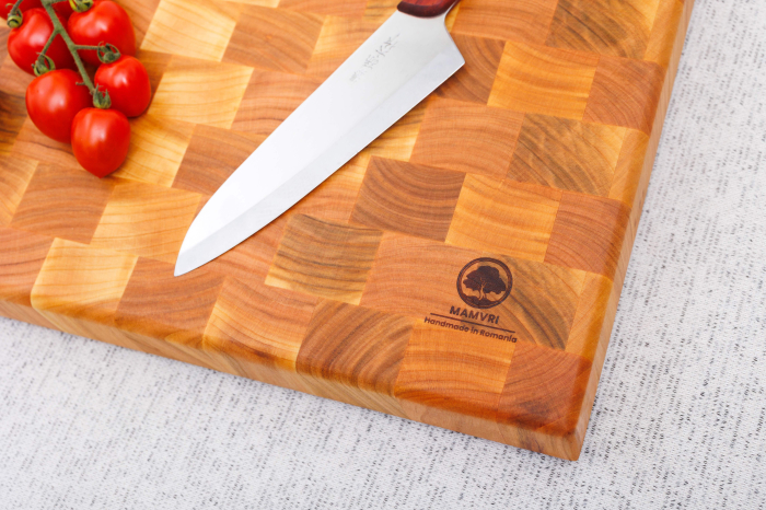 Tocător End Grain din cireș - 430/310/45(mm) [5]