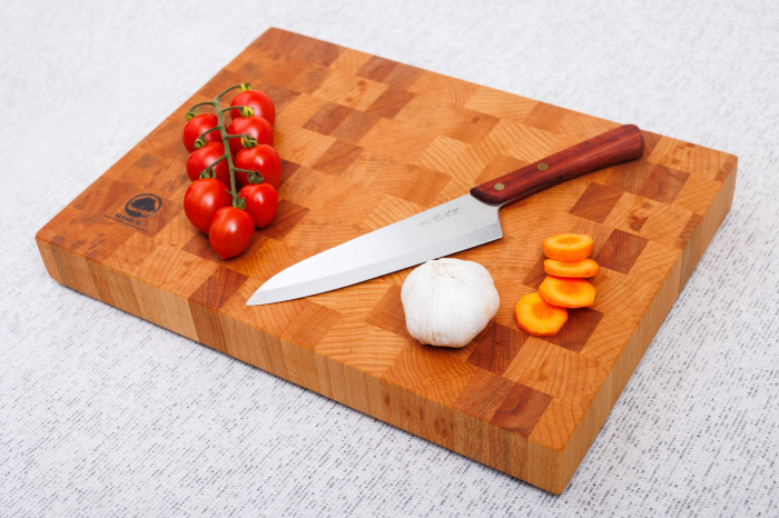 Tocător End Grain din fag aburit - 380/270/40(mm) [3]