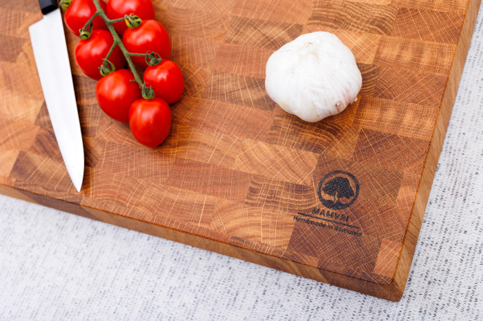 Tocător End Grain din stejar - 330/230/35(mm) [4]