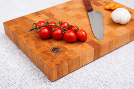 Tocător End Grain din fag aburit - 380/270/40(mm) [4]