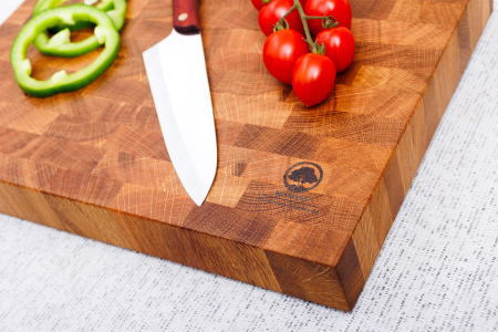 Tocător End Grain din stejar - 380/270/40(mm) [3]