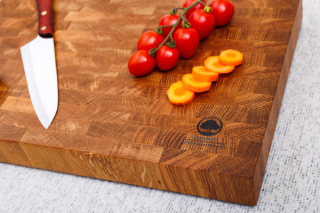 Tocător End Grain din stejar - 430/310/45(mm) [3]