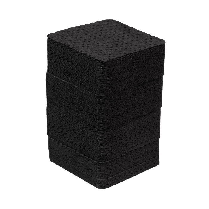 Servetele Unghii Perforate Negru (200 bucati) [2]