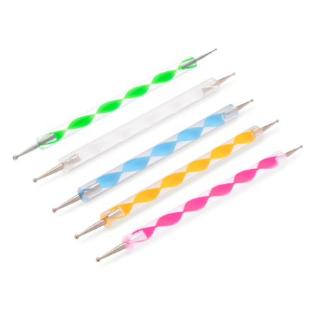 ACCESORII - INSTRUMENTE - Set 5 Punctatoare Nail Art