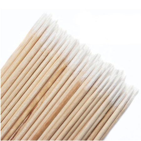 Set Betisoare din Lemn cu Varf de Bumbac (100 bucati) [1]