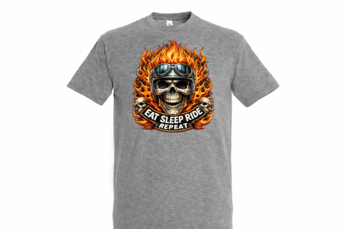 tricou moto skull eat sleep ride repeat mannzes [6]