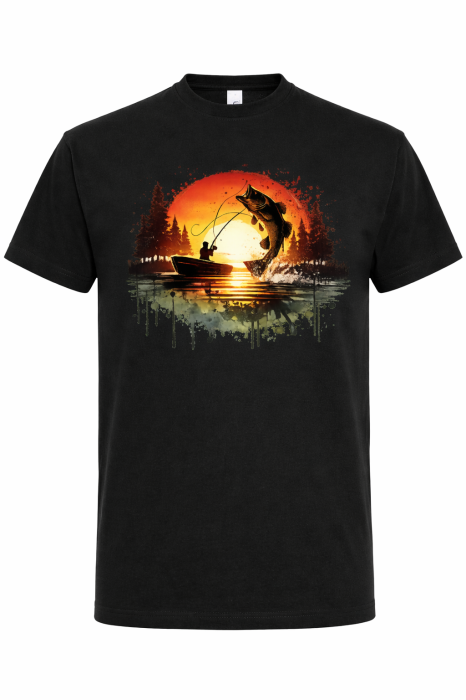 tricou pescuit sunset catch mannzes [3]