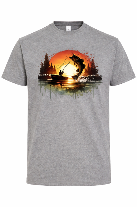tricou pescuit sunset catch mannzes [2]