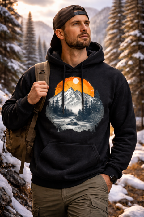 Hanorac Sunset Escape outdoor munte natura Mannzes [8]