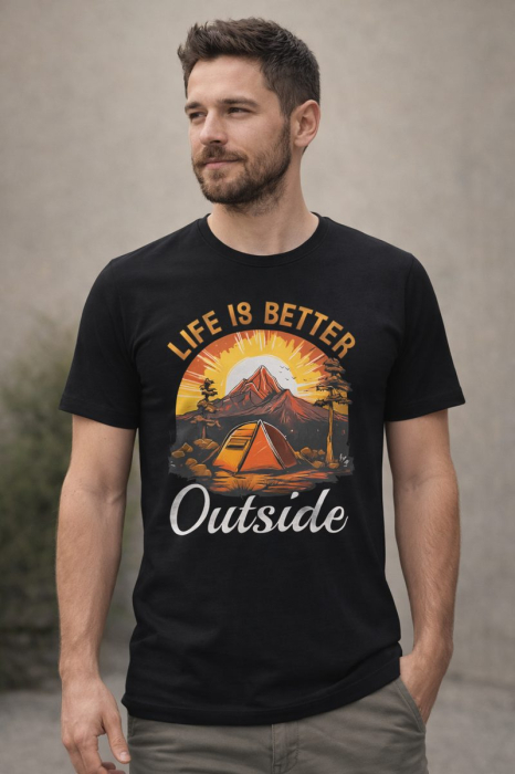 Back to Nature tricou outdoor urban Mannzes [2]