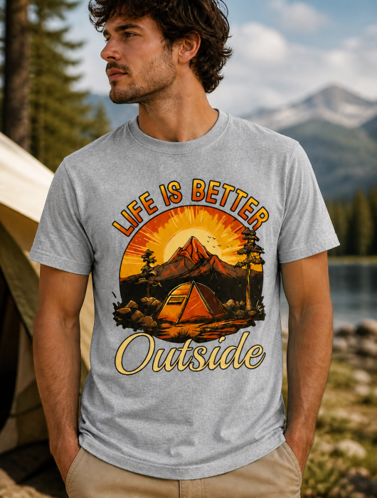 Back to Nature tricou outdoor urban Mannzes [5]