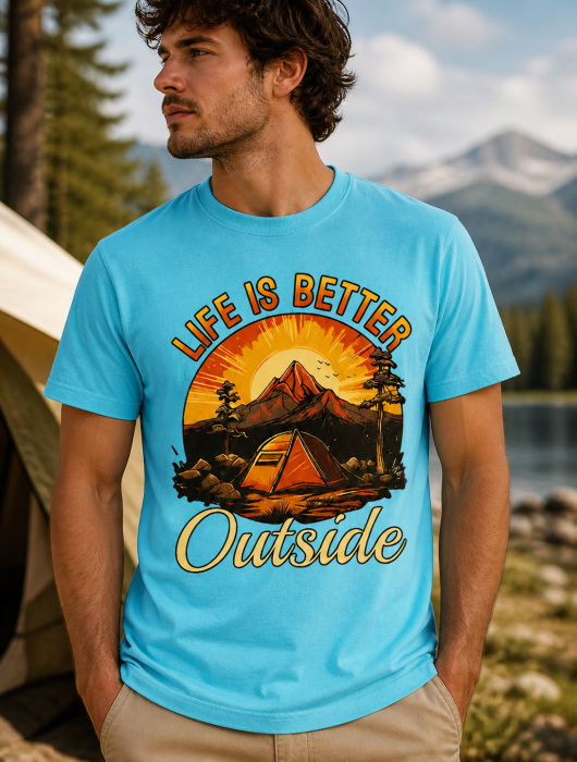 Back to Nature tricou outdoor urban Mannzes [3]