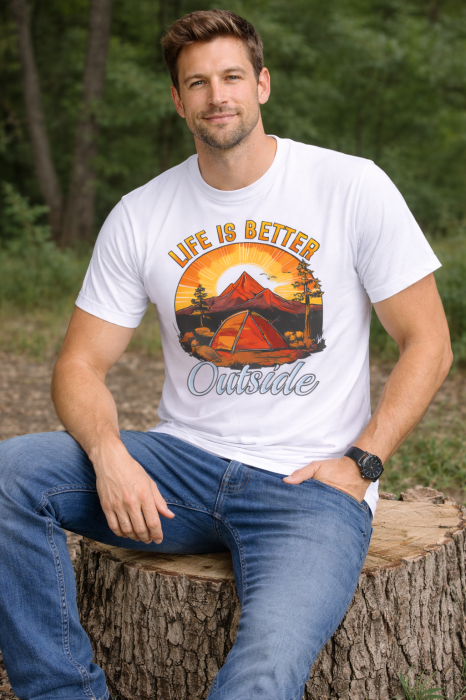 Back to Nature tricou outdoor urban Mannzes [14]