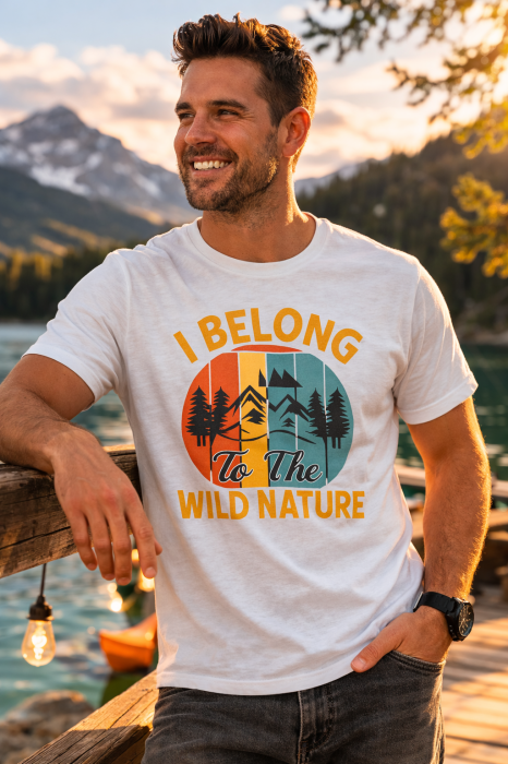 Belong to Nature tricou lifestyle outdoor urban streetwear Mannzes [3]