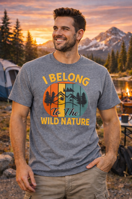 Belong to Nature tricou lifestyle outdoor urban streetwear Mannzes [6]