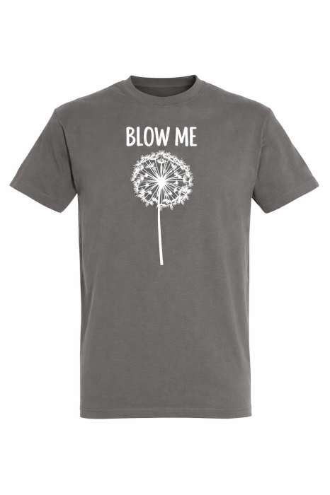 Tricou Blow Me Funny Dandelion Mannzes cu print papadie funny [3]