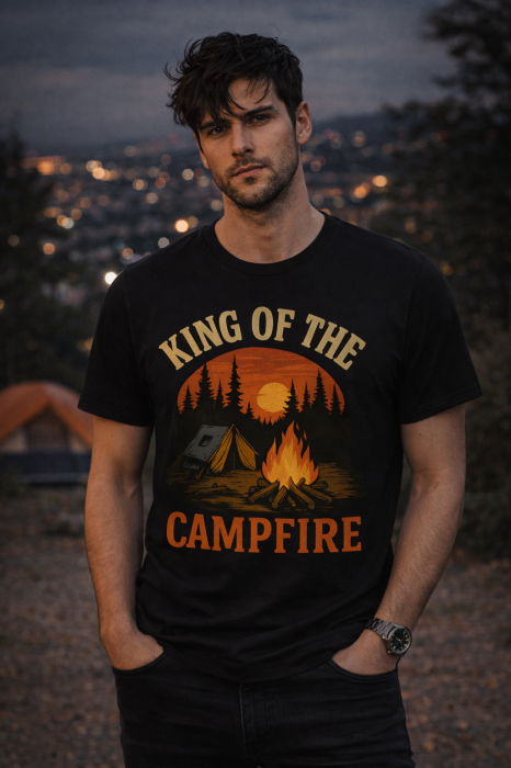 Campfire Legends tricou lifestyle outdoor urban streetwear alb Mannzes [5]