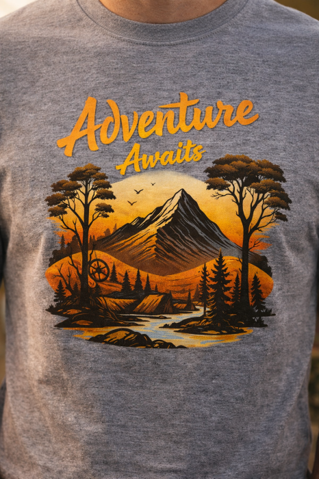 Golden Journey tricou outdoor urban Mannzes [12]