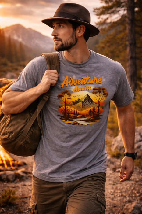 Golden Journey tricou outdoor urban Mannzes [13]