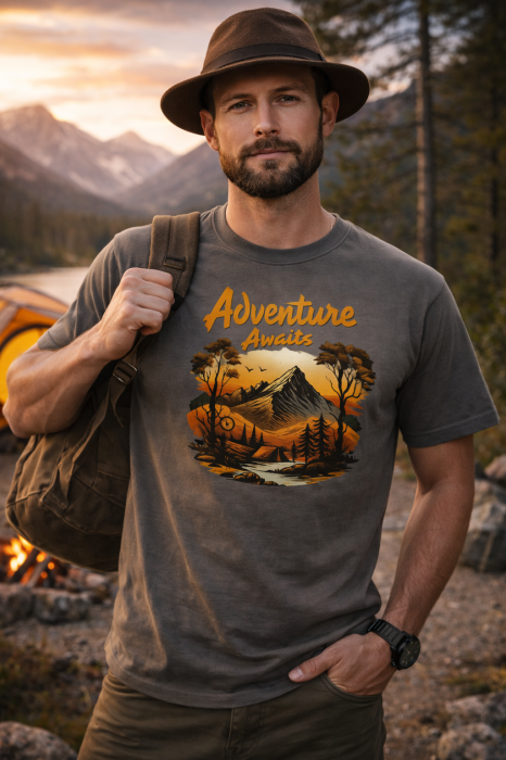 Golden Journey tricou outdoor urban Mannzes [11]