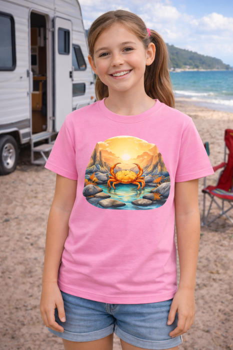 tricou copii crab sunset mare mannzes [4]