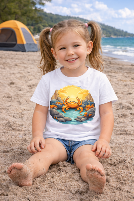 tricou copii crab sunset mare mannzes [3]