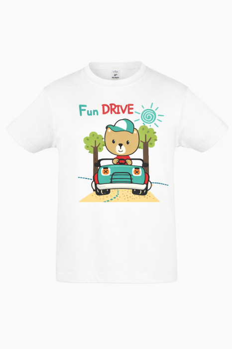 tricou copii fun drive urs masina mannzes [6]