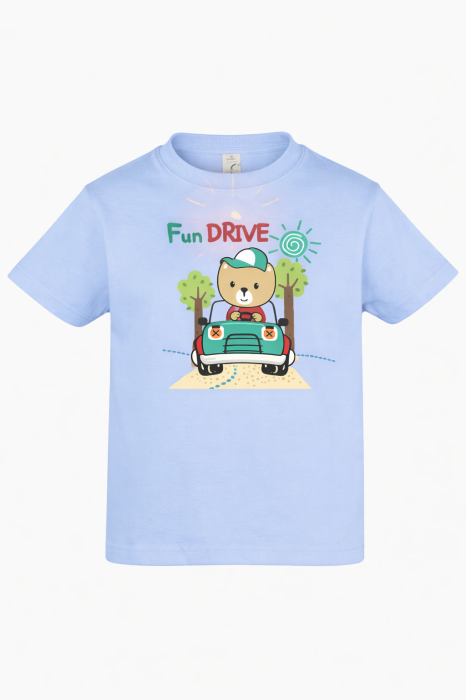 tricou copii fun drive urs masina mannzes [7]