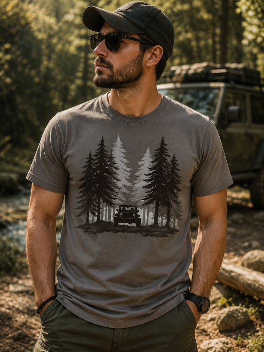 Tricou 4x4 Off-Road Forest pentru bărbați – Mannzes [3]