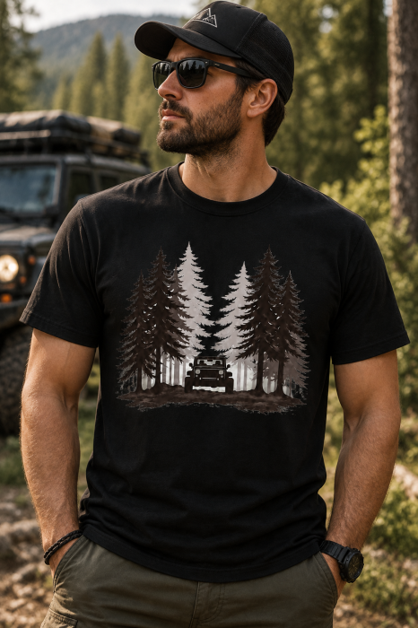 Tricou 4x4 Off-Road Forest pentru bărbați – Mannzes [4]