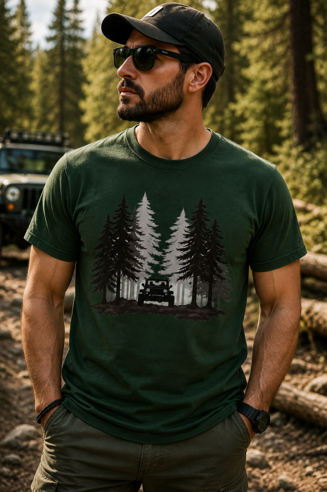 Tricou 4x4 Off-Road Forest pentru bărbați – Mannzes [2]