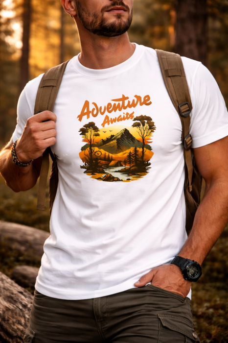 Golden Journey tricou outdoor urban Mannzes [4]