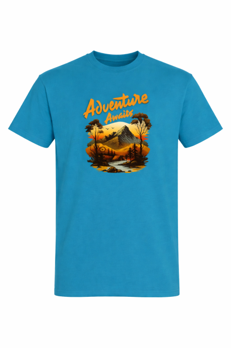 Golden Journey tricou outdoor urban Mannzes [8]