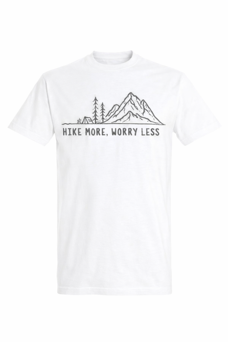 Tricou Hike Therapy Mannzes cu design munte minimalist [3]
