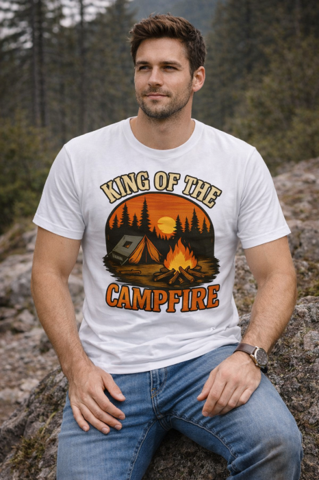 Campfire Legends tricou lifestyle outdoor urban streetwear alb Mannzes [12]