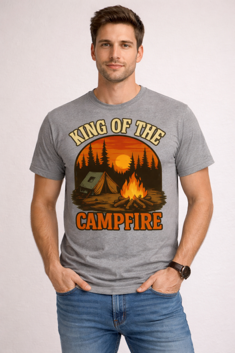 Campfire Legends tricou lifestyle outdoor urban streetwear alb Mannzes [8]
